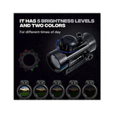 Ballista BAL-DS-03 1x30 Red and Green Dot Crossbow Sight with Dual Rail Mount