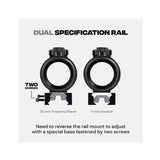 Ballista BAL-DS-03 1x30 Red and Green Dot Crossbow Sight with Dual Rail Mount