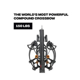 Ballista BAT Reverse Draw Crossbow, Triangle Buttstock, 340 FPS, 150 Pound Draw