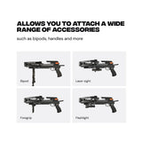 Ballista BAT Bottom Picatinny Rail V2, 8 Inch CNC Machined Anodized Aluminum