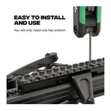 Ballista BAT Bottom Picatinny Rail V2, 8 Inch CNC Machined Anodized Aluminum