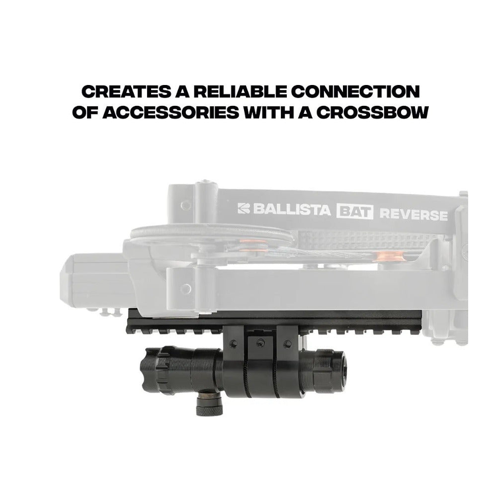 Ballista BAT Reverse Bottom Picatinny Accessory Rail V2, 6.29 Inch Aluminum