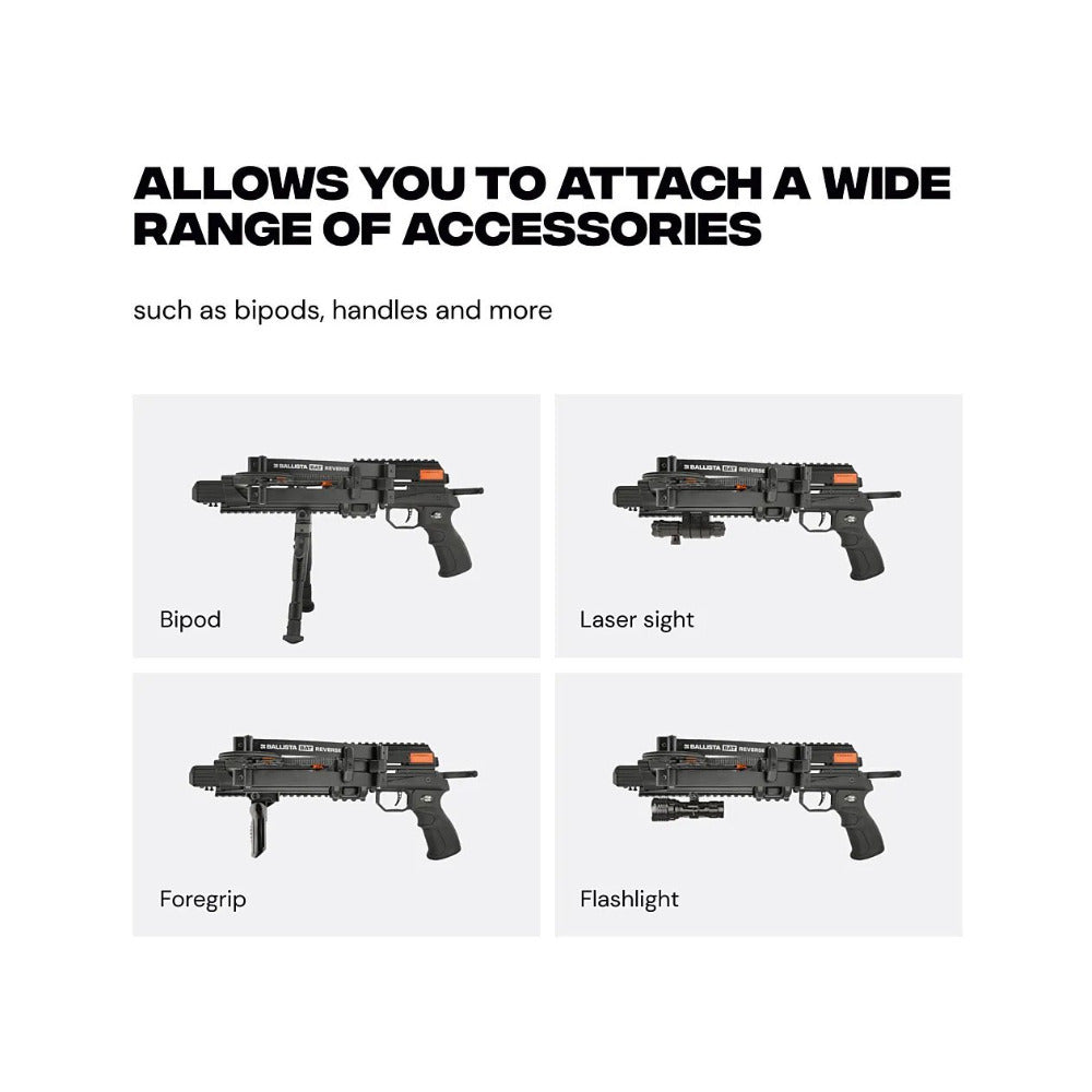 Ballista BAT Reverse Bottom Picatinny Accessory Rail V2, 6.29 Inch Aluminum