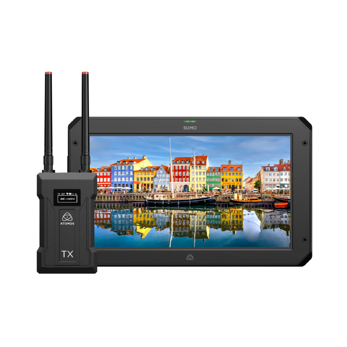 Atomos Sumo 19 SE 19-Inch HDR Cinema Monitor Bundle with TX 4K Wireless Video Monitoring Transmitter
