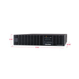 CyberPower OL1000RTXL2UN 1000VA/900W Smart App Online Rack/Tower UPS with Network Management Card
