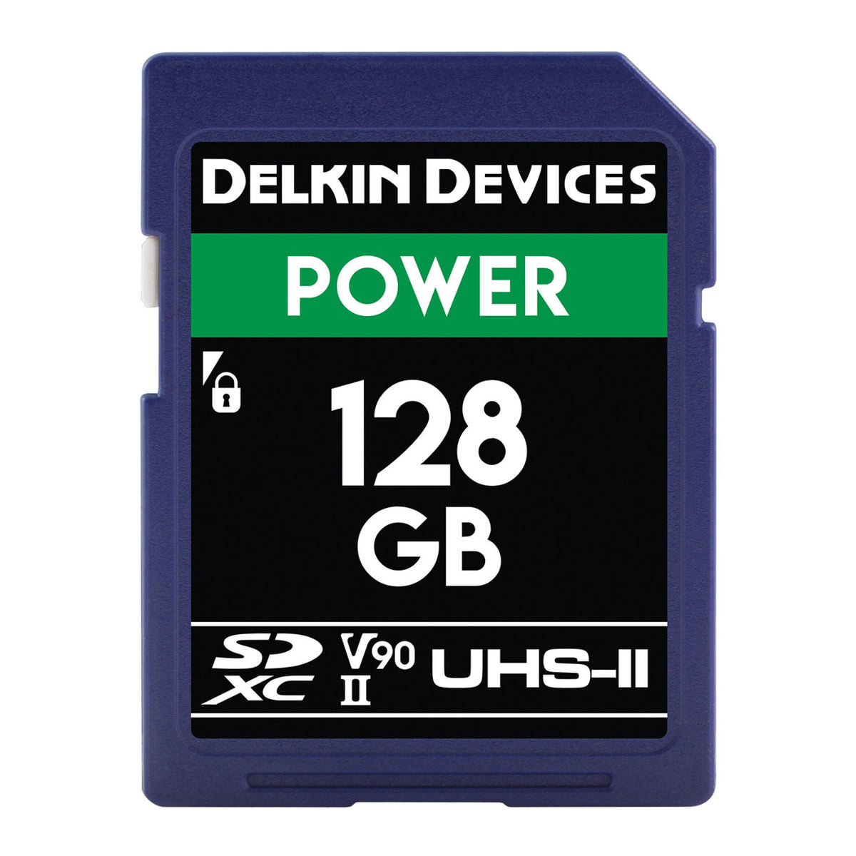 Delkin Devices Power 128GB SDXC V90 UHS-II Memory Card for Cameras