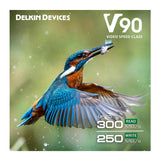 Delkin Devices Power 128GB SDXC V90 UHS-II Memory Card for Cameras