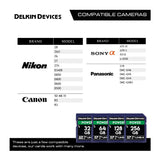 Delkin Devices Power 128GB SDXC V90 UHS-II Memory Card for Cameras