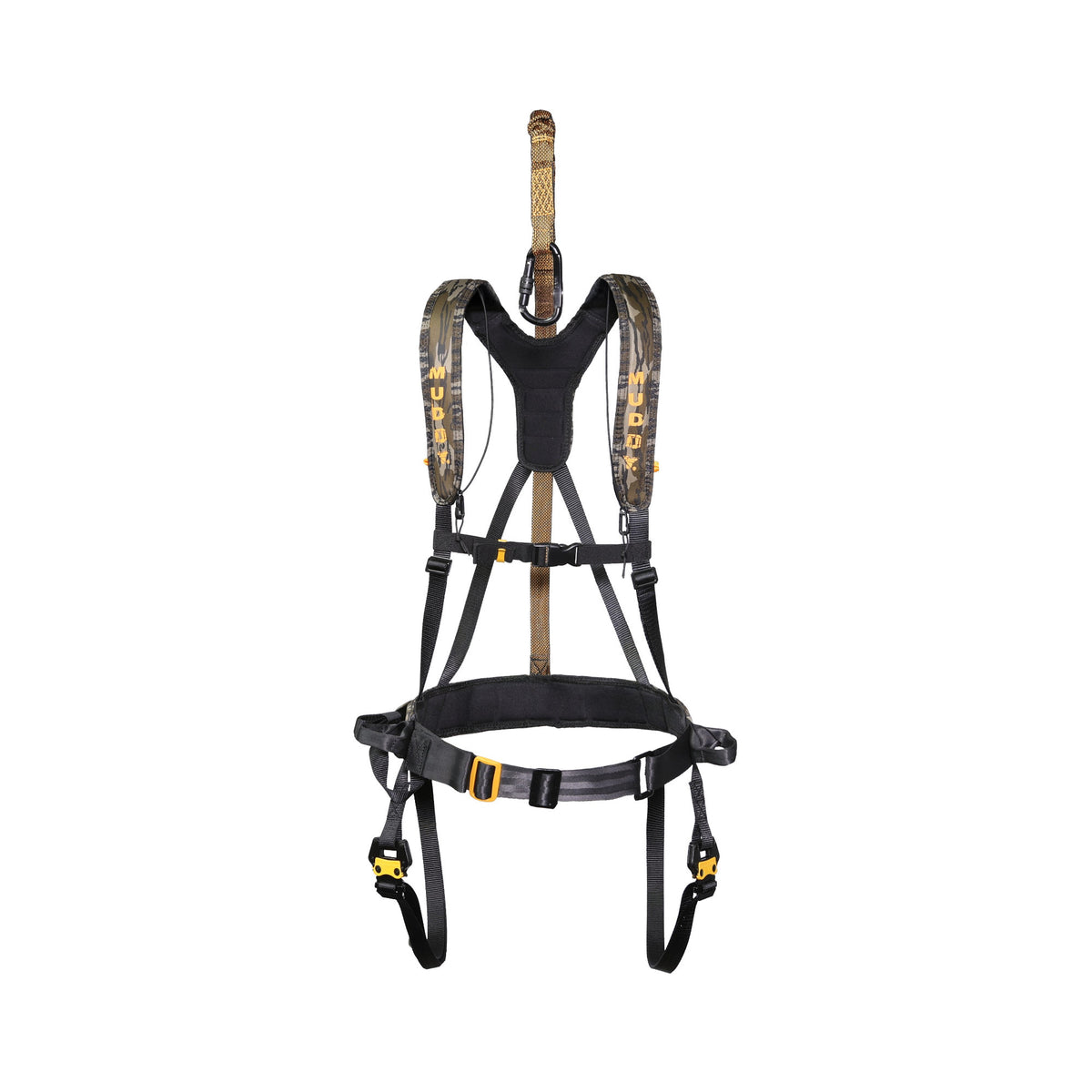 Muddy Ambush Safety Harness with Standard Quick-Release Buckles (Mossy Oak Bottomland)