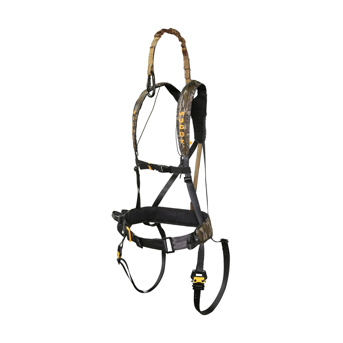 Muddy Ambush Safety Harness with Standard Quick-Release Buckles (Mossy Oak Bottomland)