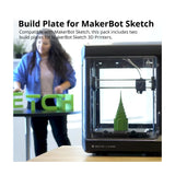 MakerBot Sketch 3D Printer Bundle with Dual Extruders, Two Build Plates, and Filaments 5-Pack