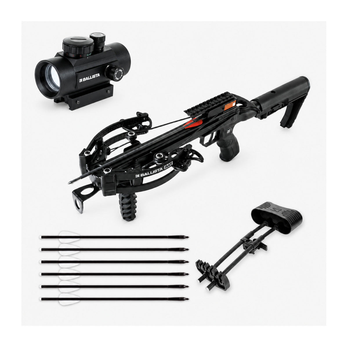 BALLISTA BAT Crossbow with L Stock, Recreational Bundle