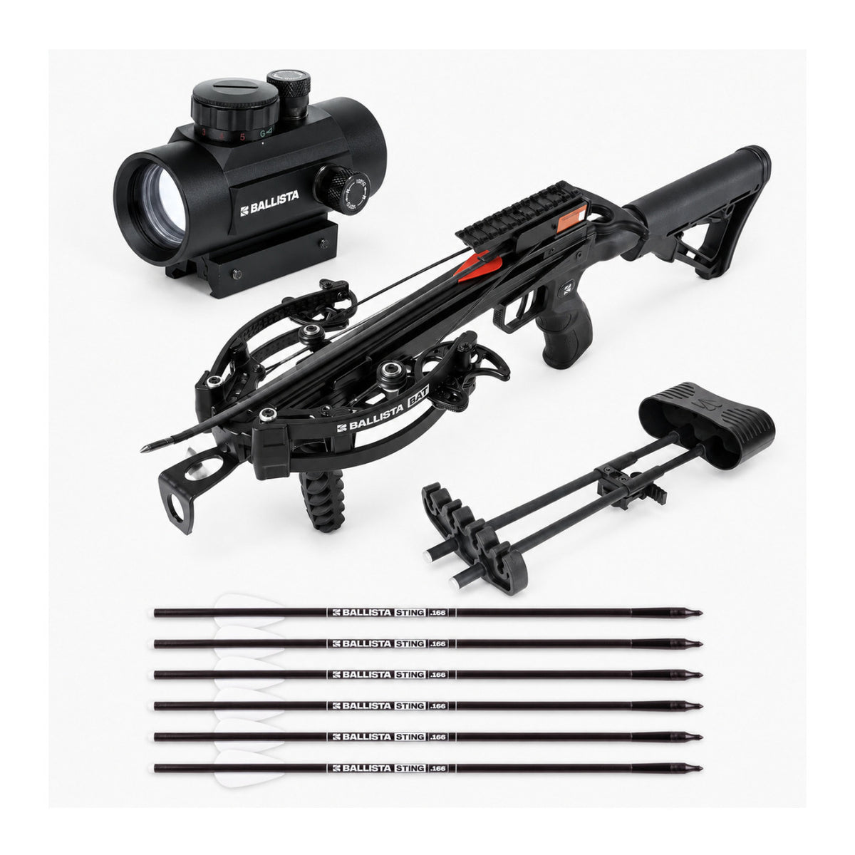 Ballista BAT Compound Crossbow with Triangle Buttstock Bundle
