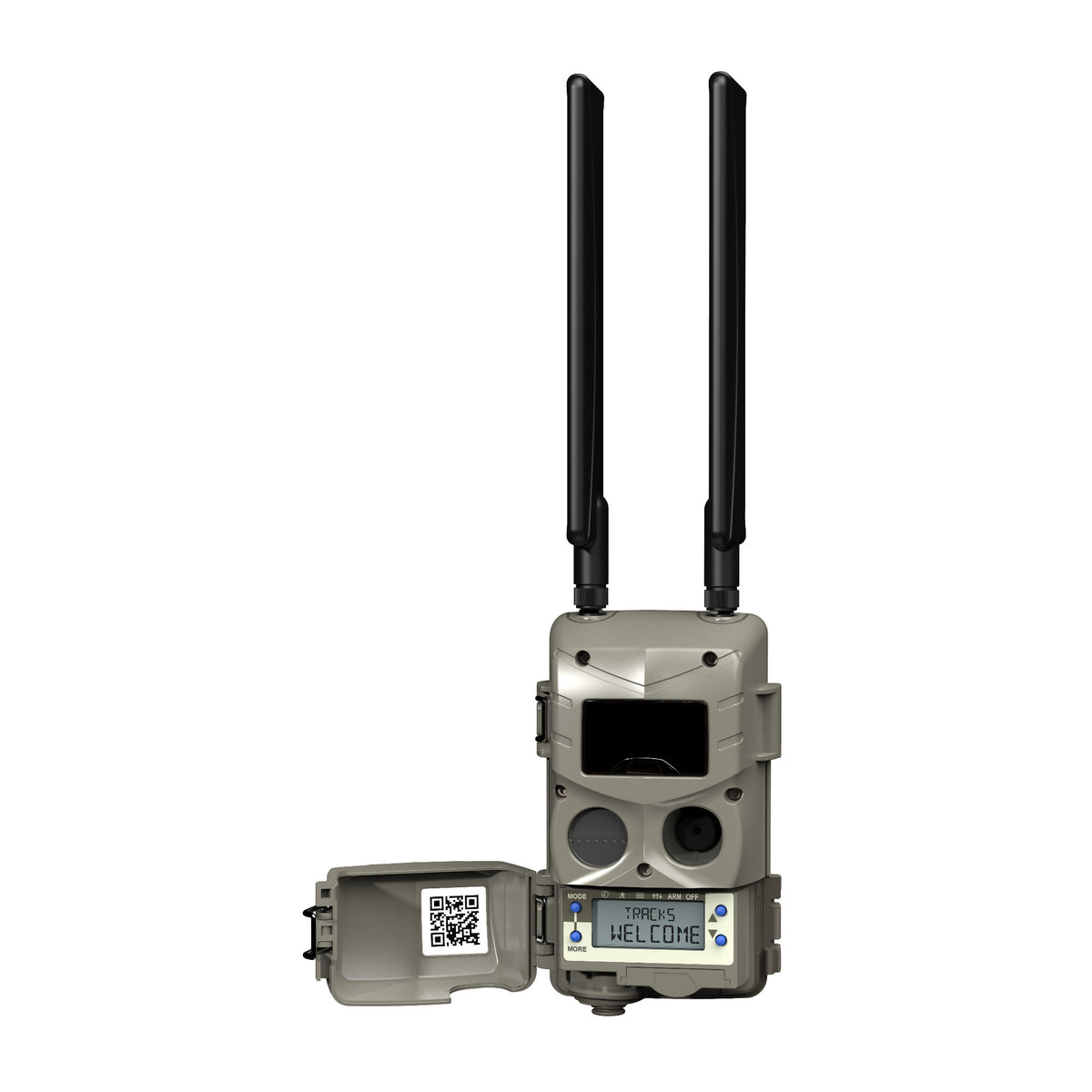 Cuddeback Tracks Black Flash Cell Camera (4 Pack) with Accessories Bundle