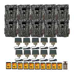 Browning Trail Cameras Command Ops Elite 40MP (10-Pack) Bundle with Accessories