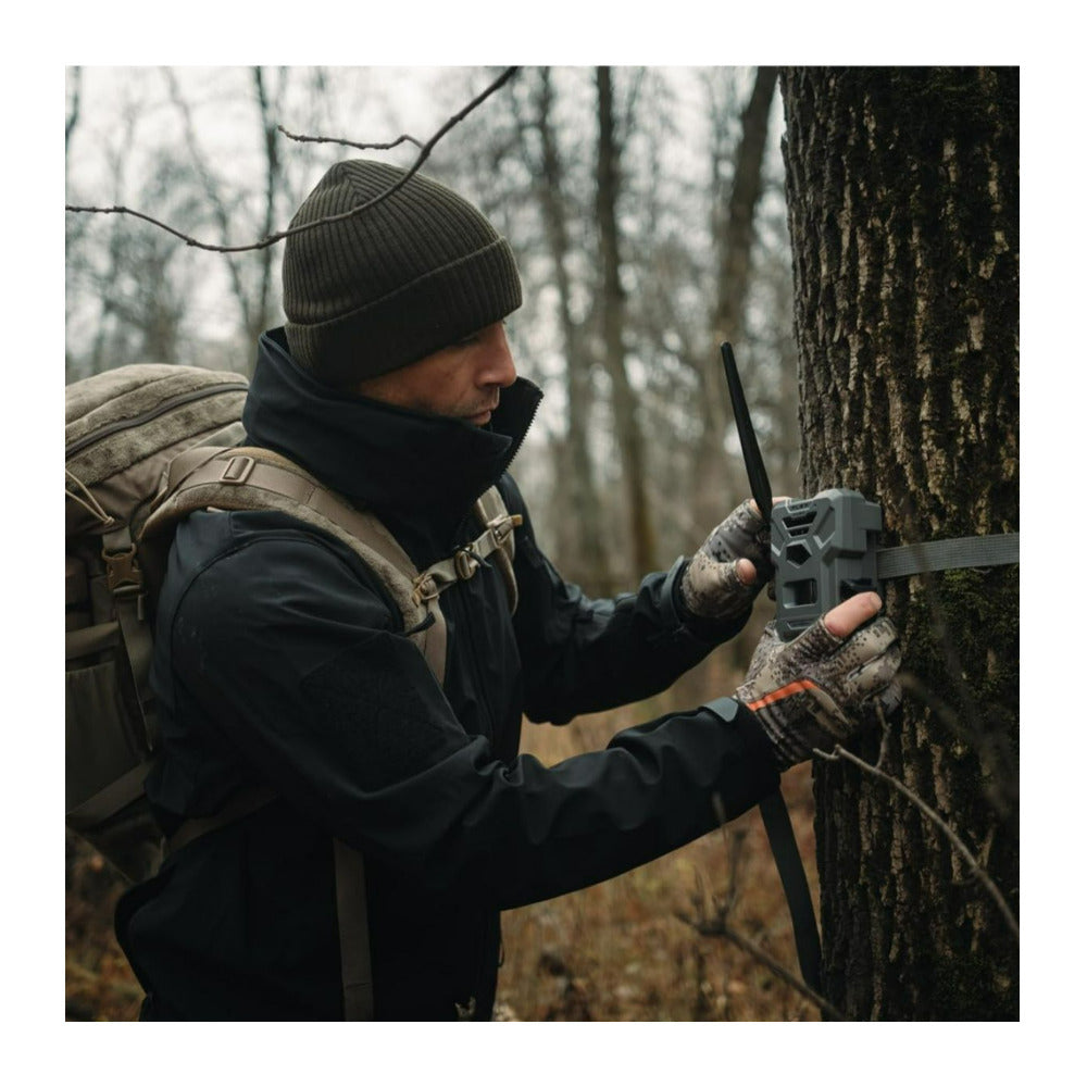 Spypoint FLEX DARK 40MP Cellular Trail Camera (4-Pack) Bundle with Solar Panels and Card Reader