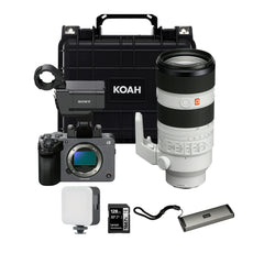 Sony FX5 Cinema Camera with XLR Handle Unit and 70-200mm f/2.8 GM OSS II Lens Bundle