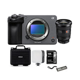 Sony FX5 Cinema Camera with 16-35mm f/2.8 GM II Lens Bundle with Accessories