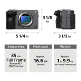 Sony FX5 5K Full-Frame Cinema Camera Bundle with 24-70mm f/2.8 GM II Zoom Lens and Accessories