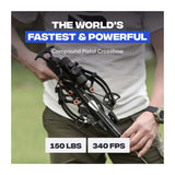 Ballista BAT Reverse Draw Compound Crossbow Bowfishing Bundle with Accessories