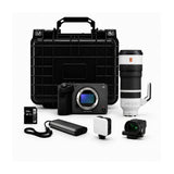 Sony FX5 Cinema Camera with 100-400mm F4.5 Zoom Lens, Detachable Viewfinder, and Accessories