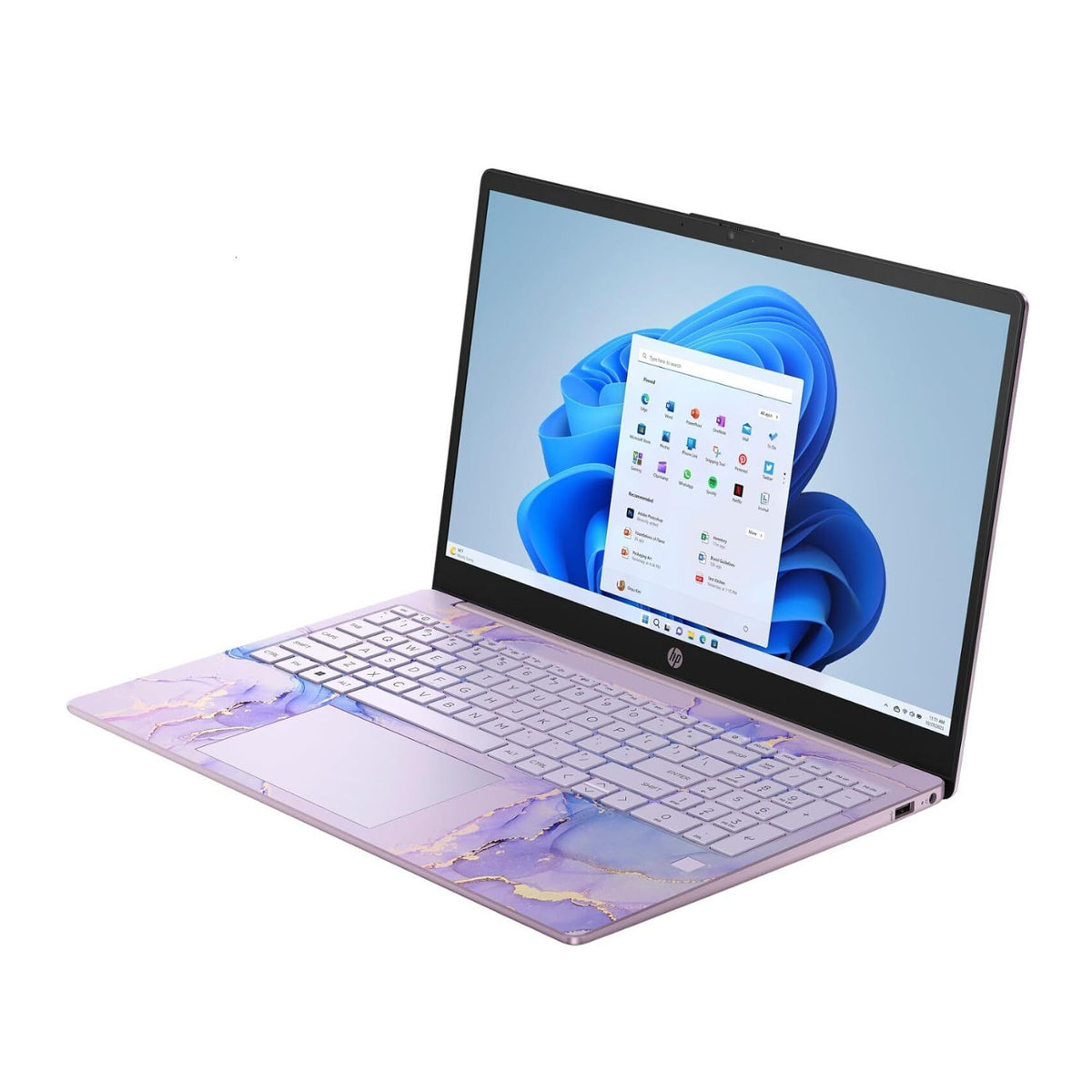 HP 15-fd0123ds 15.6 Inch HD Touchscreen Laptop Intel N-150 4GB, 128GB UFS, Windows 11 Home S