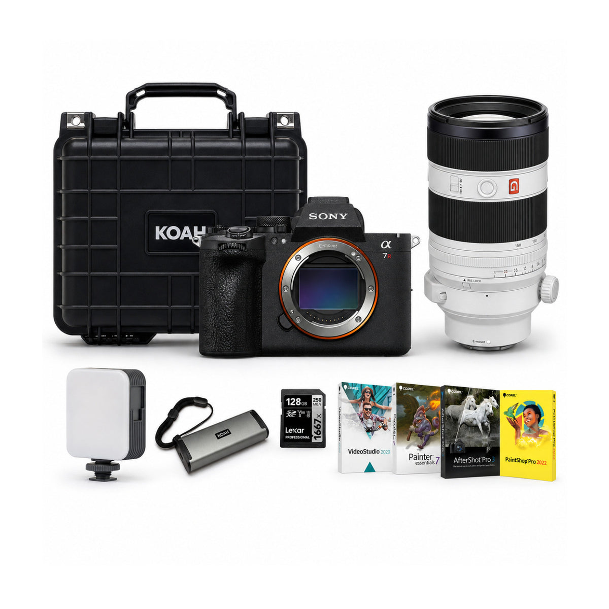 Sony a7R VI Mirrorless Camera with 50-150mm f/2 GM Lens and Accessories Bundle