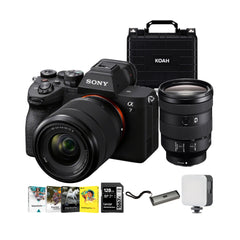 Sony a7 IV Mirrorless Camera with 28-70mm f/3.5-5.6 and 24-105mm f/4 Lens Bundle with Accessories