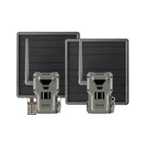 Spypoint FLEX-M2 32MP Trail Camera 2-Pack Bundle with Two Solar Panels and Card Reader (5 Items)