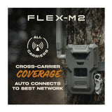 Spypoint FLEX-M2 32MP Trail Camera 2-Pack Bundle with Two Solar Panels and Card Reader (5 Items)