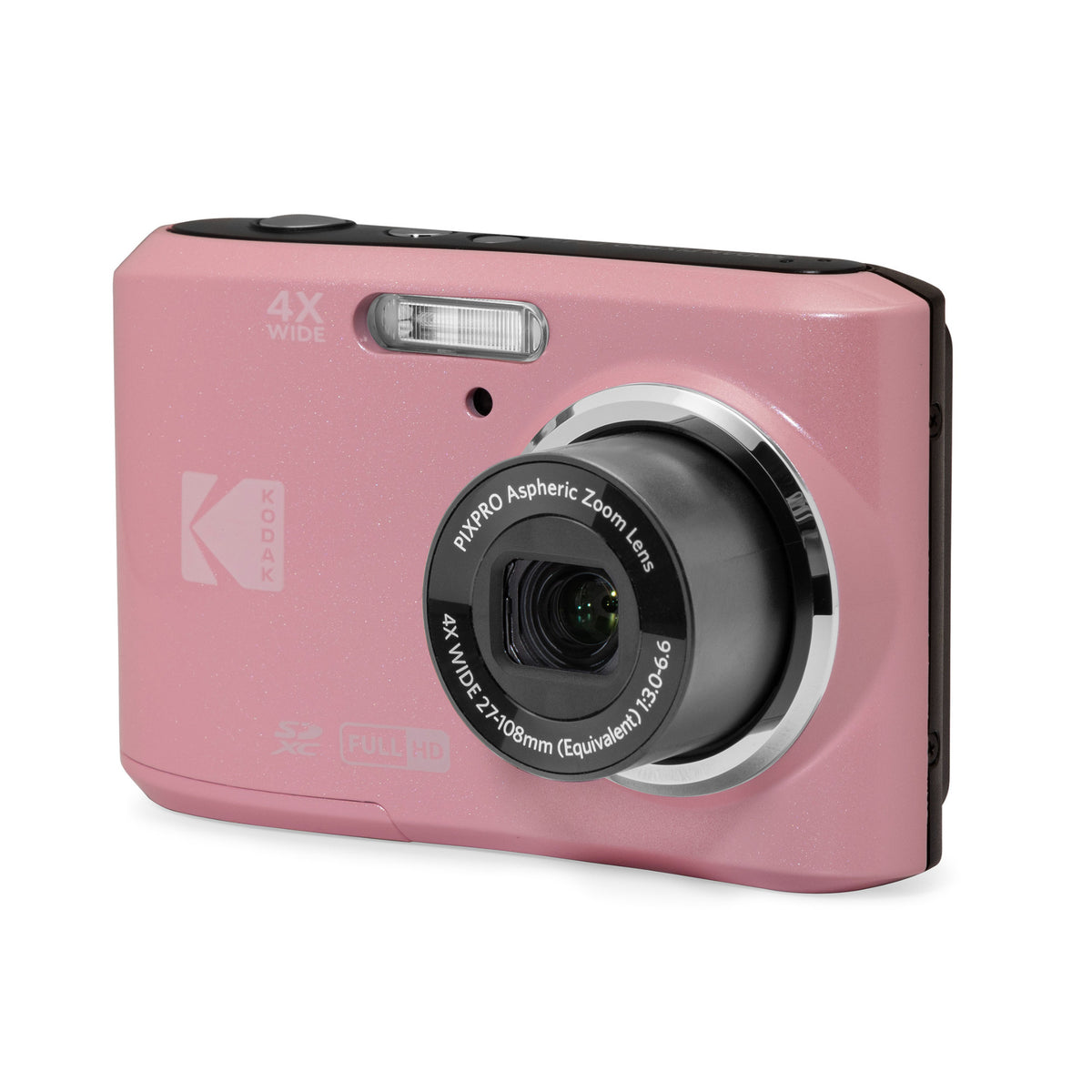Kodak PixPro FZ45 Friendly Zoom 16MP 1080p Full HD Digital Camera (Pastel Pink) (Open Box)