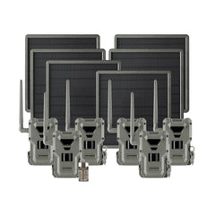 Spypoint FLEX-M2 32MP Trail Camera 6-Pack Bundle with Six Solar Panels and Card Reader (13 Items)