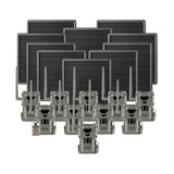 Spypoint FLEX-M2 32MP Trail Camera 10-Pack Bundle with Ten Solar Panels and Card Reader (21 Items)