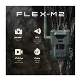 Spypoint FLEX-M2 32MP Trail Camera 10-Pack Bundle with Ten Solar Panels and Card Reader (21 Items)