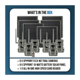 Spypoint FLEX-M2 32MP Trail Camera 10-Pack Bundle with Ten Solar Panels and Card Reader (21 Items)