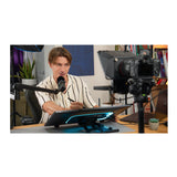 amaran Mic Wireless Microphone Desktop Stand Kit for Live Streaming, Podcasting (Charcoal)