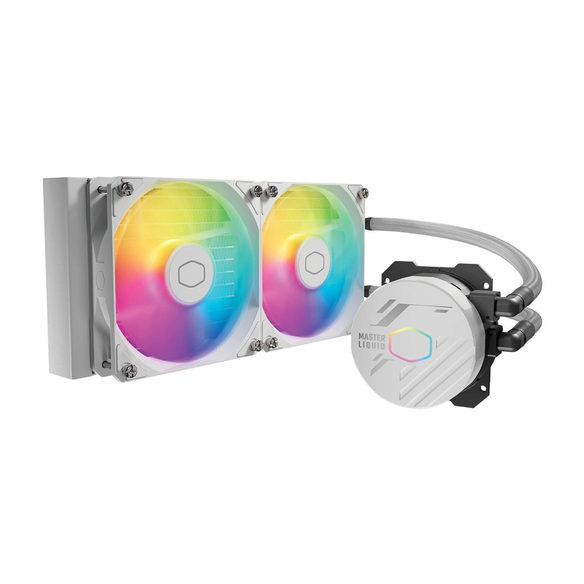 Cooler Master Elite 301 Lite Mini Tower PC Case Bundle with MasterLiquid 240L ARGB Liquid Cooler