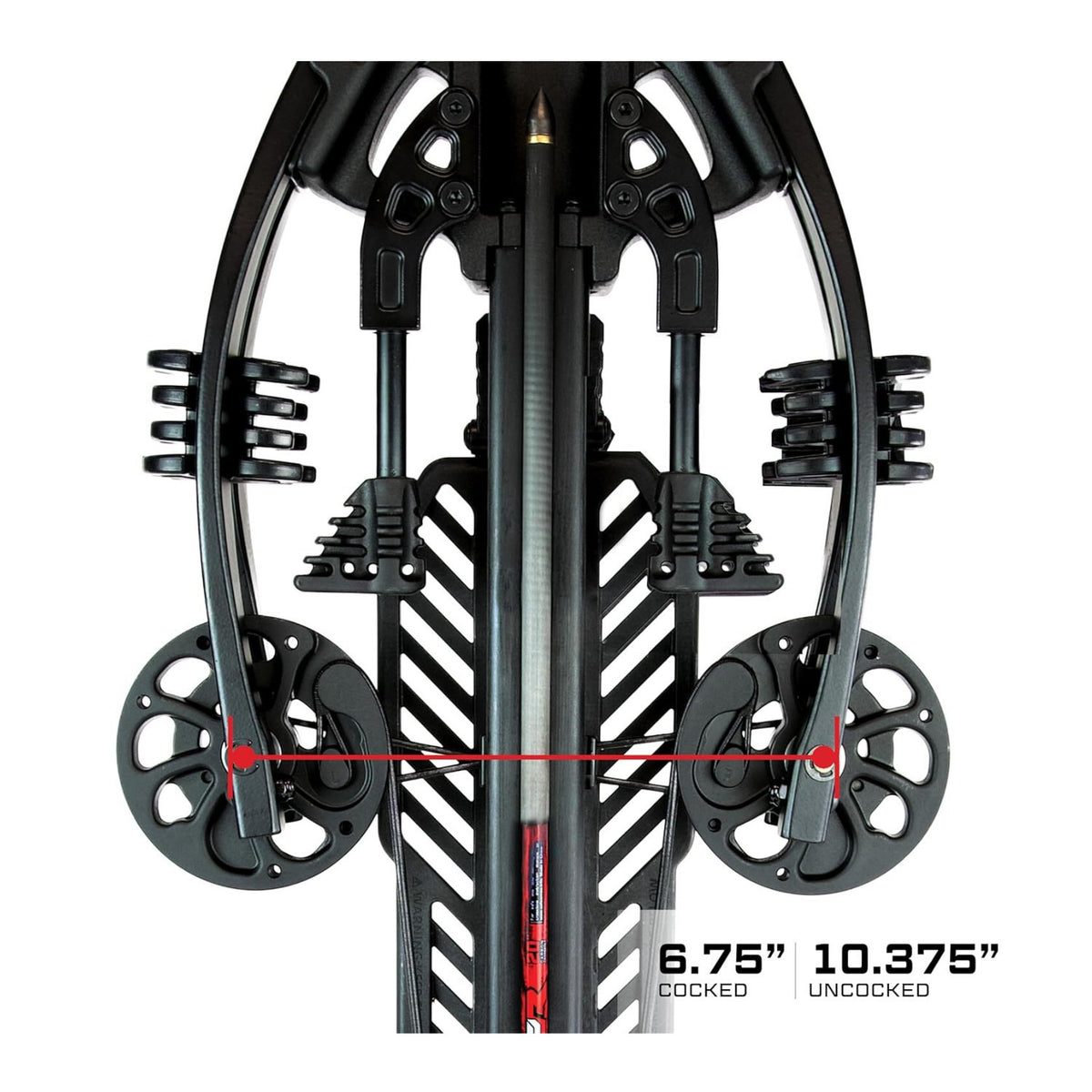 Killer Instinct BOSS-X Crossbow Package Bundle with HYPR-V Crossbow Bolts 6-Pack and Broadheads