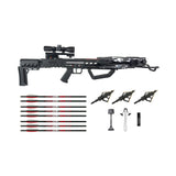 Killer Instinct BOSS-X Crossbow Package Bundle with HYPR-V Crossbow Bolts 6-Pack and Broadheads