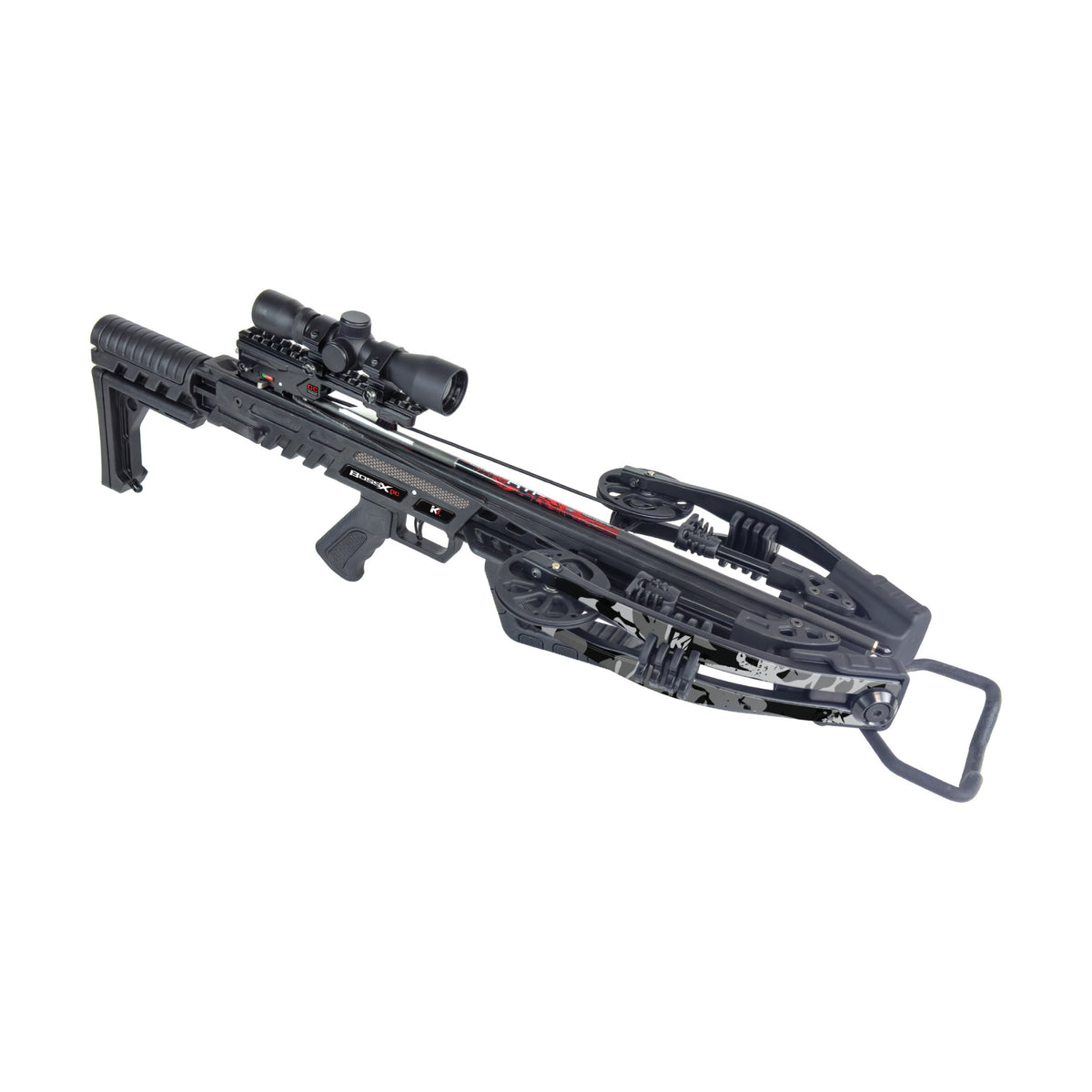 Killer Instinct BOSS-X Crossbow Package Bundle with HYPR-V Crossbow Bolts 6-Pack and Broadheads