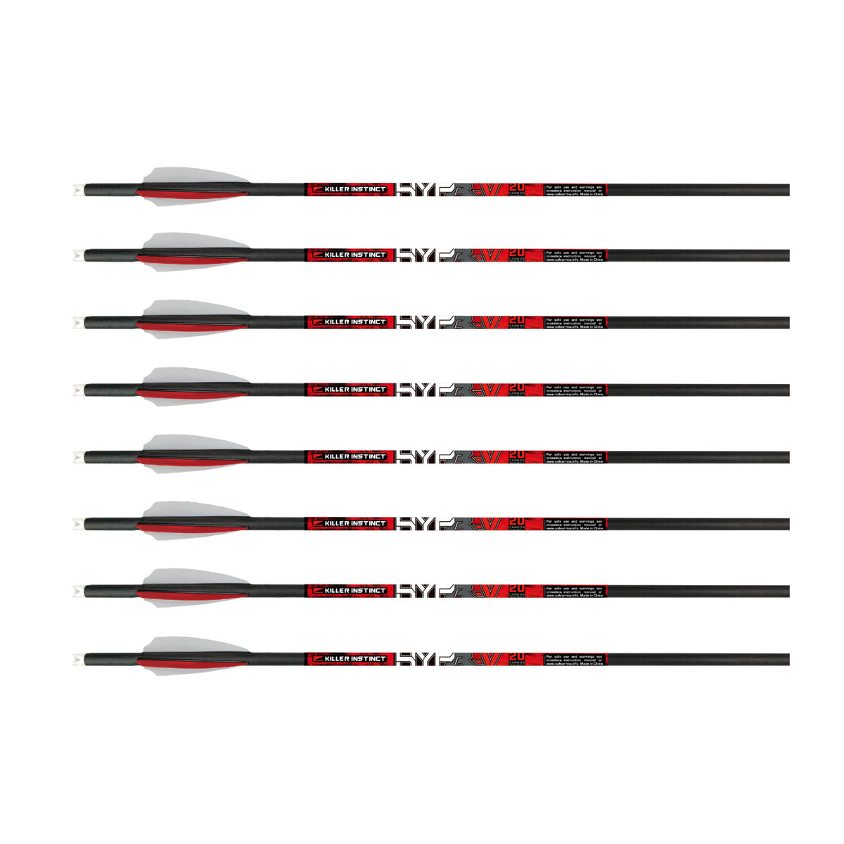 Killer Instinct BOSS-X Crossbow Package Bundle with HYPR-V Crossbow Bolts 6-Pack and Broadheads