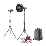 Westcott FJ100 100Ws Off-Camera Strobe with FJ-T1 M Multi-Brand Trigger (2-Light Backpack Kit)