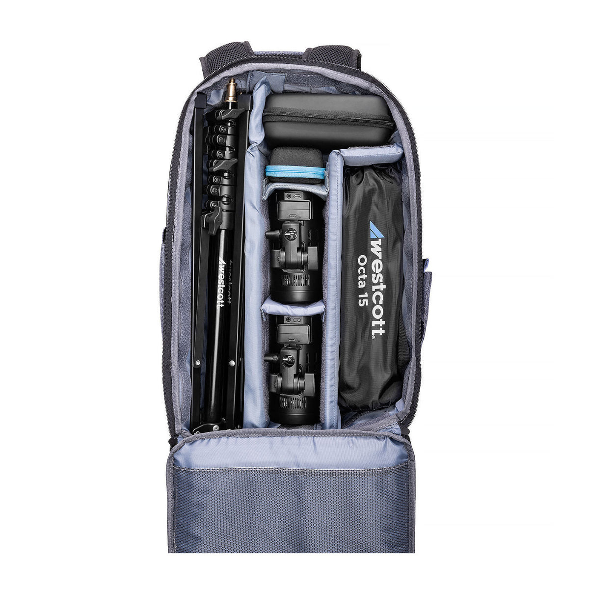 Westcott FJ100 100Ws Off-Camera Strobe with FJ-T1 M Multi-Brand Trigger (2-Light Backpack Kit)