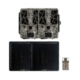 Spypoint FORCE-PRO Trail Camera (2 Pack) Bundle with Solar Panel and Card Reader
