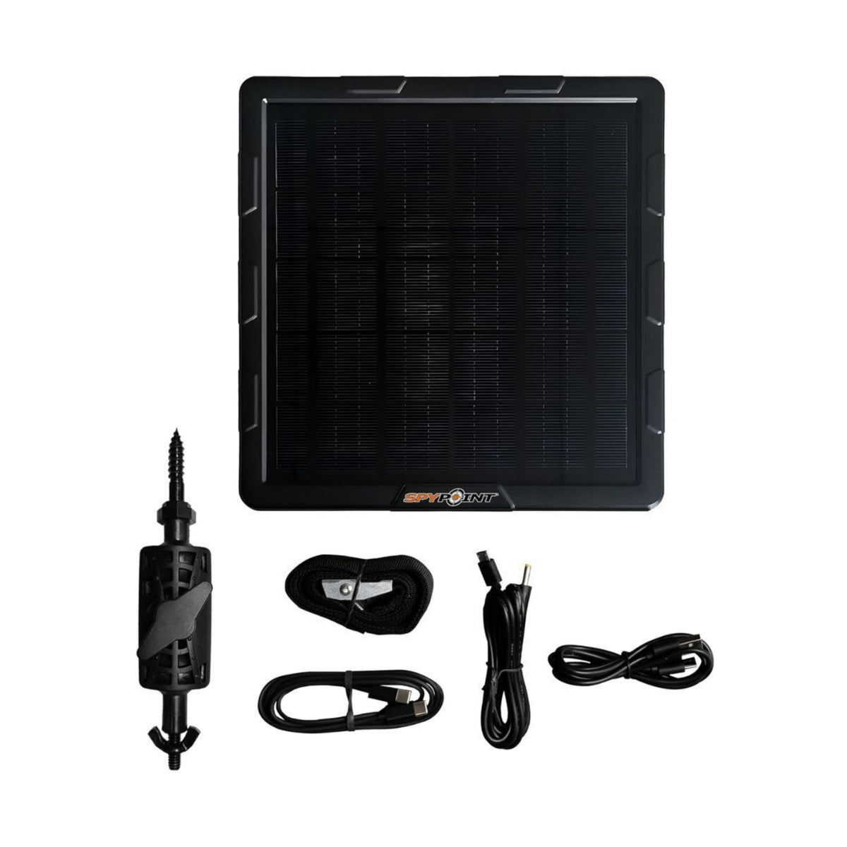 Spypoint FORCE-PRO Trail Camera (6 Pack) Bundle with Solar Panel and Card Reader