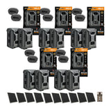 Spypoint Force-24 24MP 2K Video Trail Camera (10-Pack) Bundle with Solar Panels and Card Reader