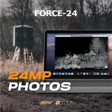 Spypoint Force-24 24MP 2K Video Trail Camera (10-Pack) Bundle with Solar Panels and Card Reader