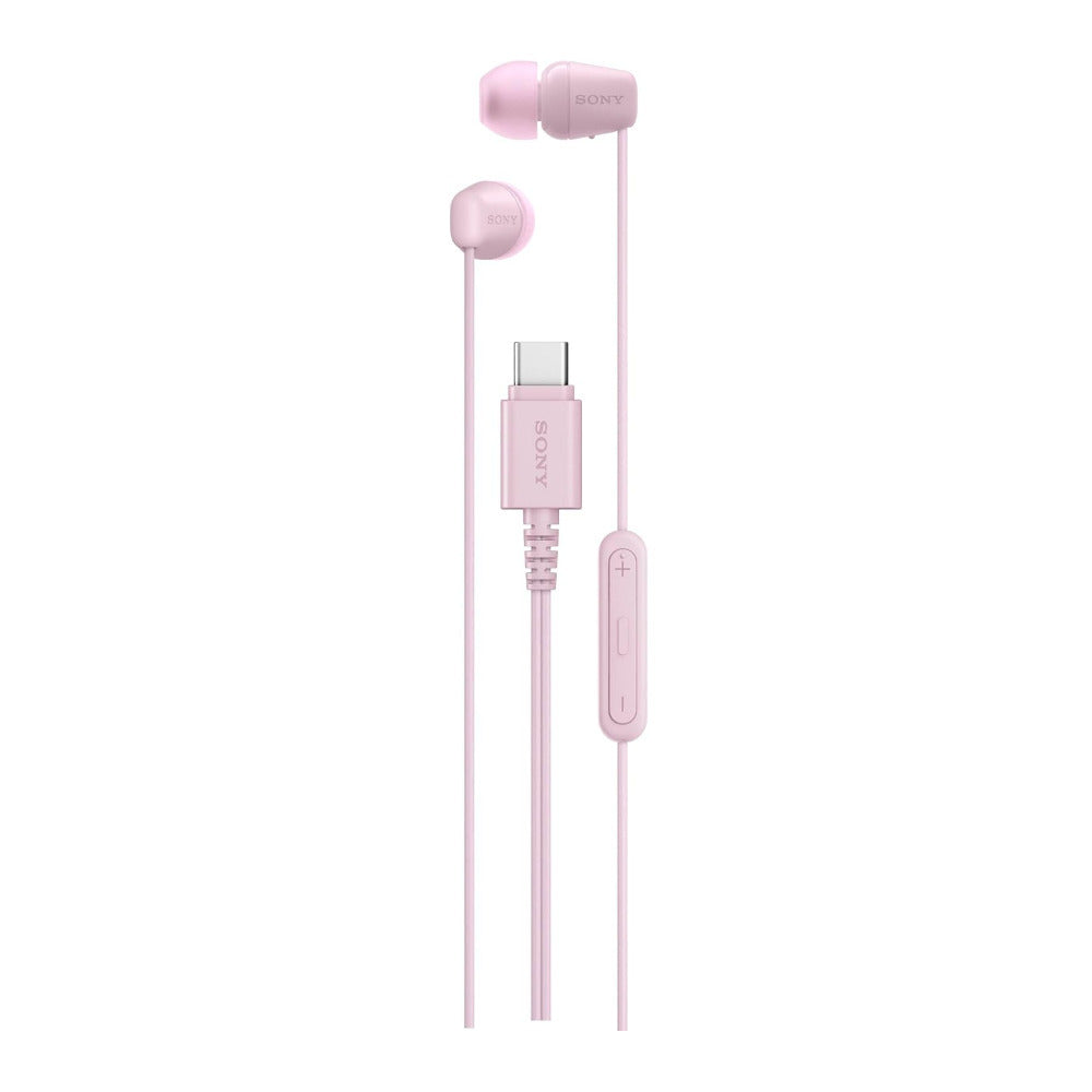 Sony IER-EX15C USB-C Plug, Wired in-Ear Headphones with Mic (Pink)