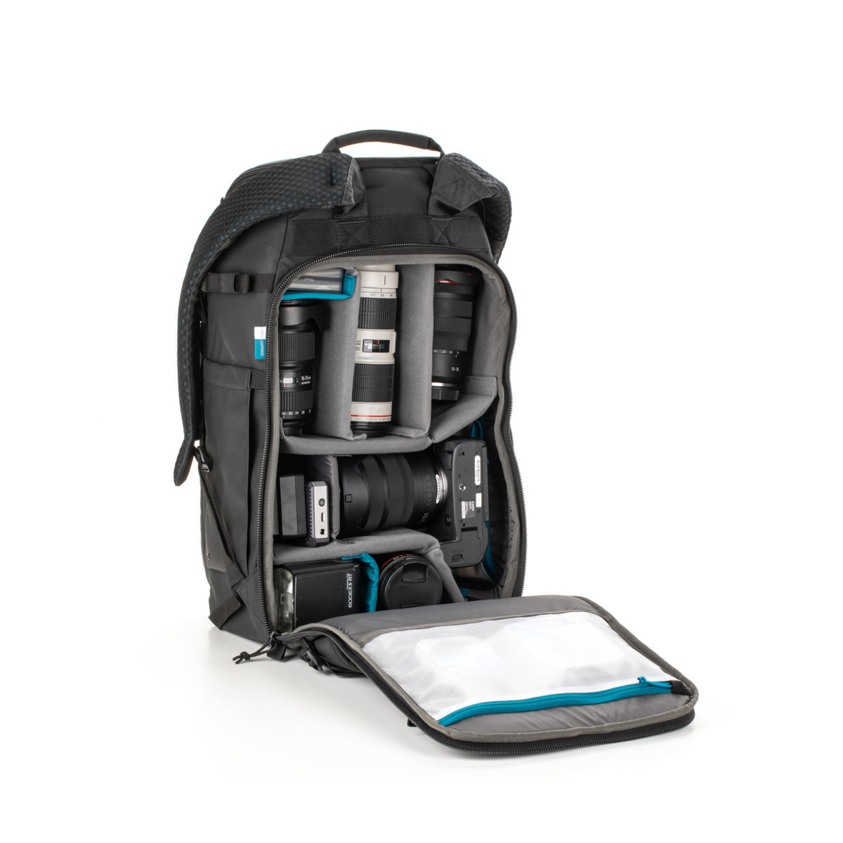 Tenba Axis V2 24L Backpack for DSLR, Mirrorless Cameras, Lenses, 16-inch Laptop, and More (Black)