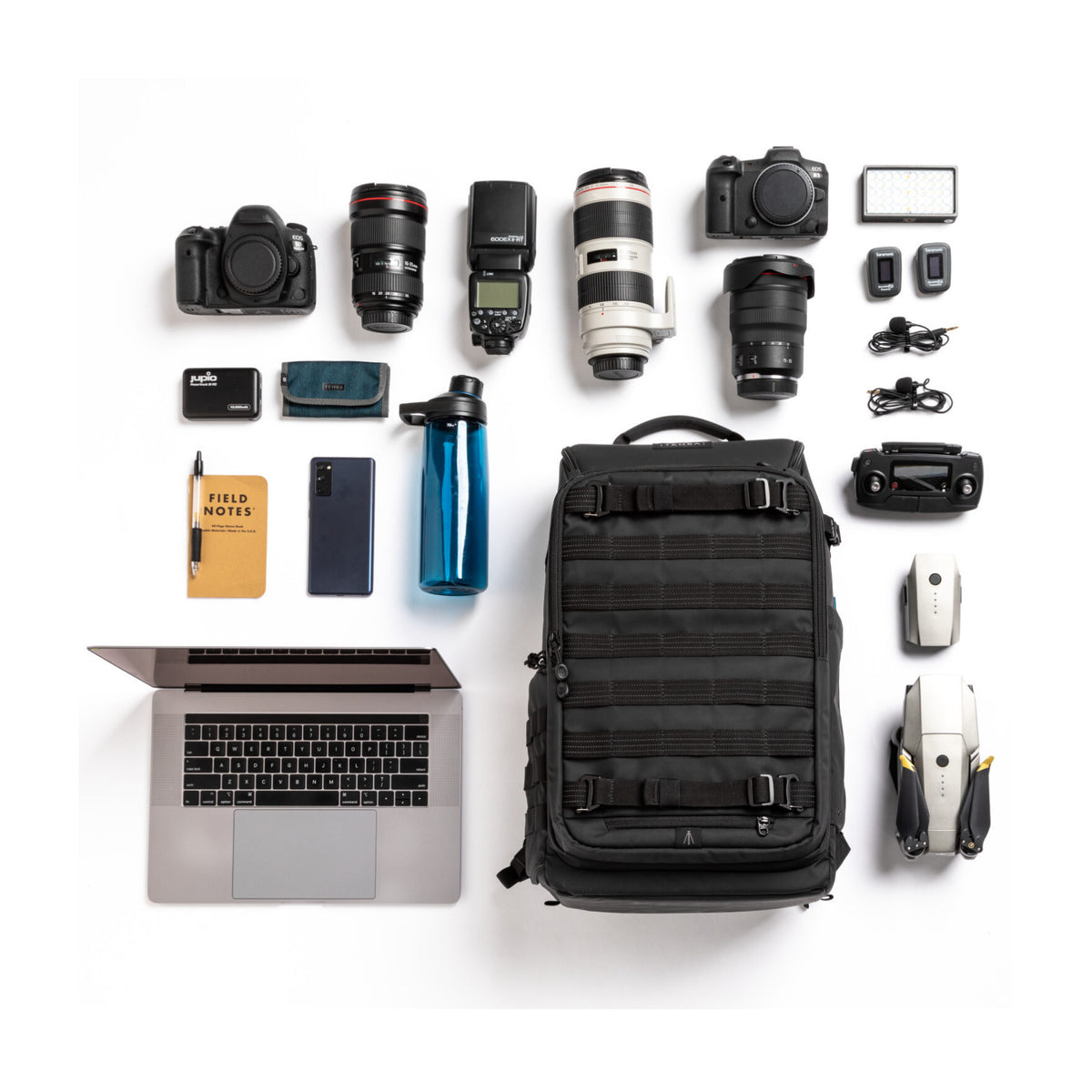 Tenba Axis V2 24L Backpack for DSLR, Mirrorless Cameras, Lenses, 16-inch Laptop, and More (Black)